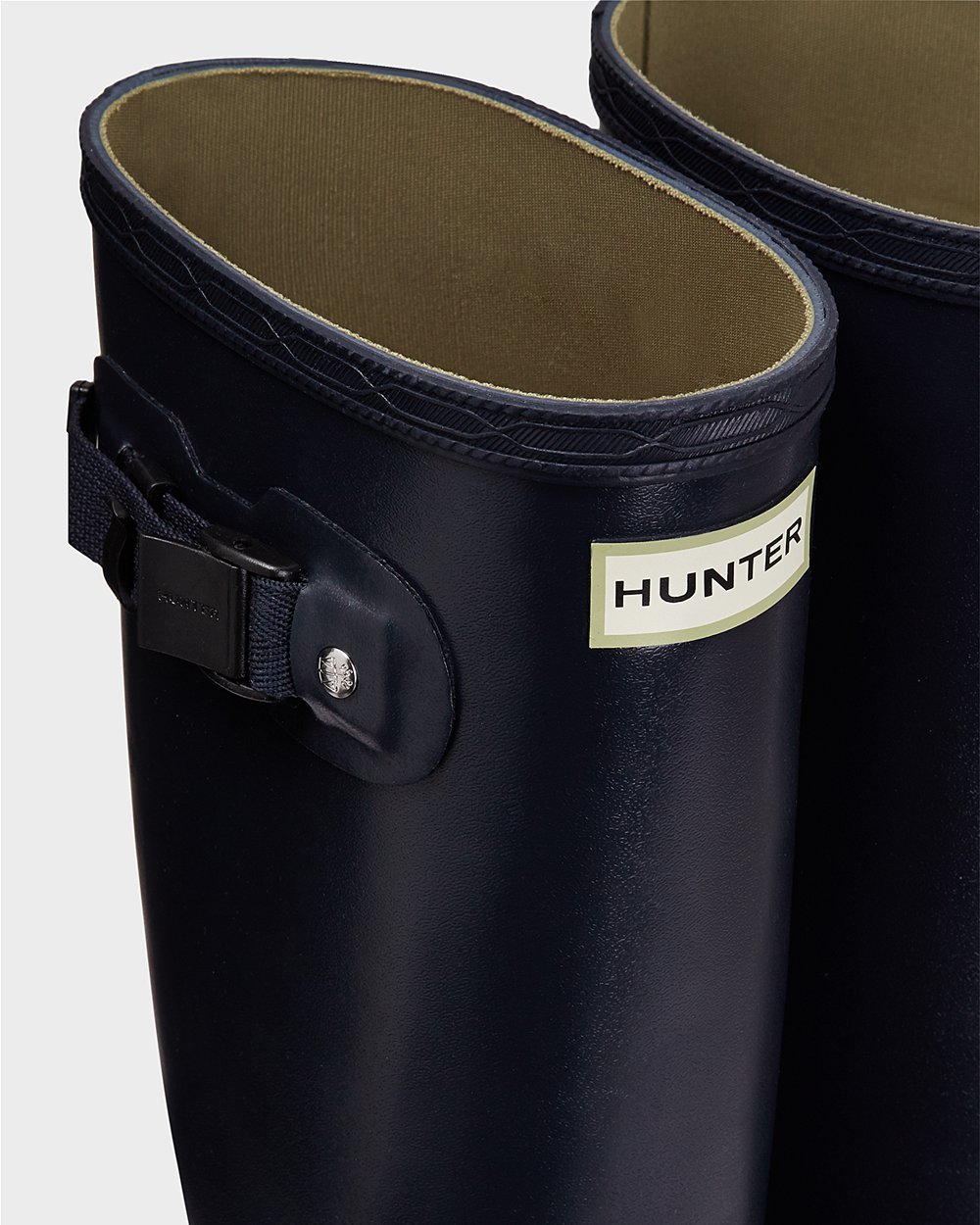 Womens Hunter Norris Field - Tall Rain Boots Navy - 4732-INAXE